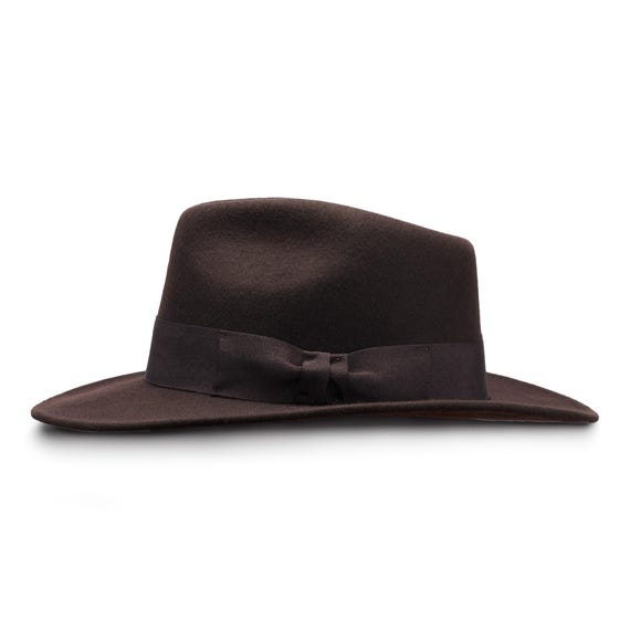 INDIANA Wool Felt Warm Teardrop Fedora Wide Brim Stylish  display picture 3