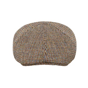 RUSTY Harris Tweed Duckbill Mens Flat Cap Wool Cabby Driving Bicycle ...