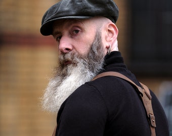 ささやん/CORDUROY NEWSBOY CAP XL ブラック Cord Baker Boy Hat Black Corduroy Newsboy Cap by CRAGGI - Etsy
