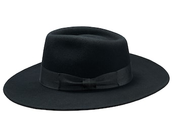 CHICAGO Hut Fedora SCHWARZ