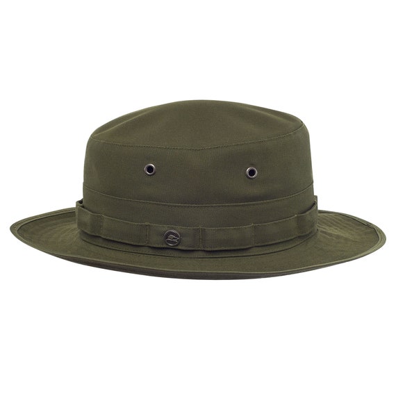 AFGHAN Cotton Boonie Hat Safari Hiking Sun Outdoor Military Fishing Bush  Jungle Army Backpacking Camper Trekking Walking Booney Travel GREEN 