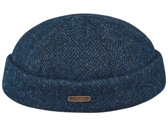 DOCKER männer wintermütze aus Harris Tweed, stylische kopfbedeckung