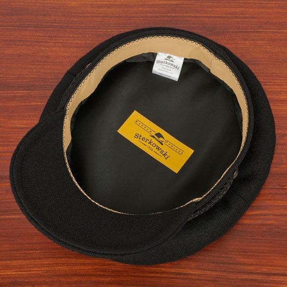 帽子 BUTCHER PRODUCTS MARINE HAT 7 1/2 KASHUBIA MODEL 1 Wool Merchant Fleet Officer Sailor Mariner