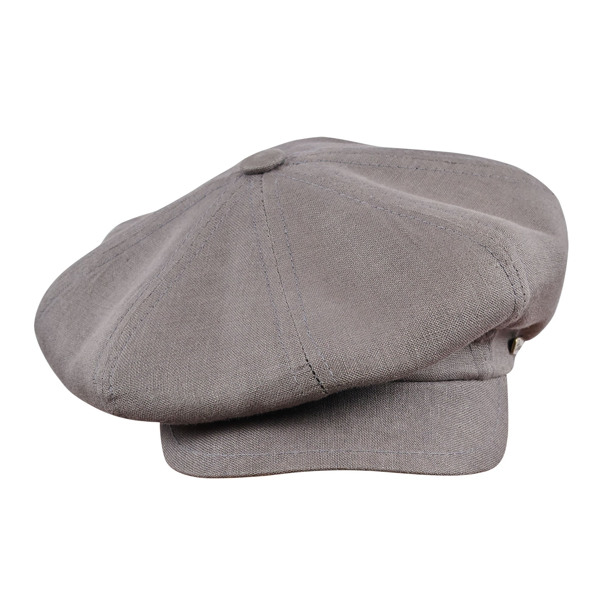 épine béret (gray) VIGO Linen 8 Panels Summer Newsboy Cap Paperboy Retro
