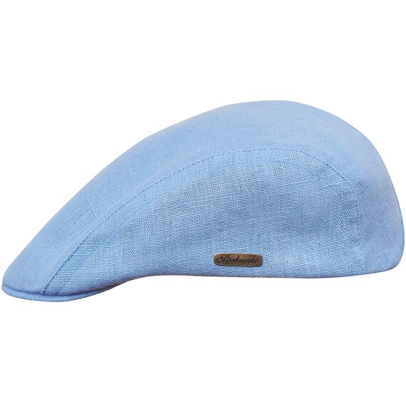GECKO Linen Ivy League Summer Flat Cap 