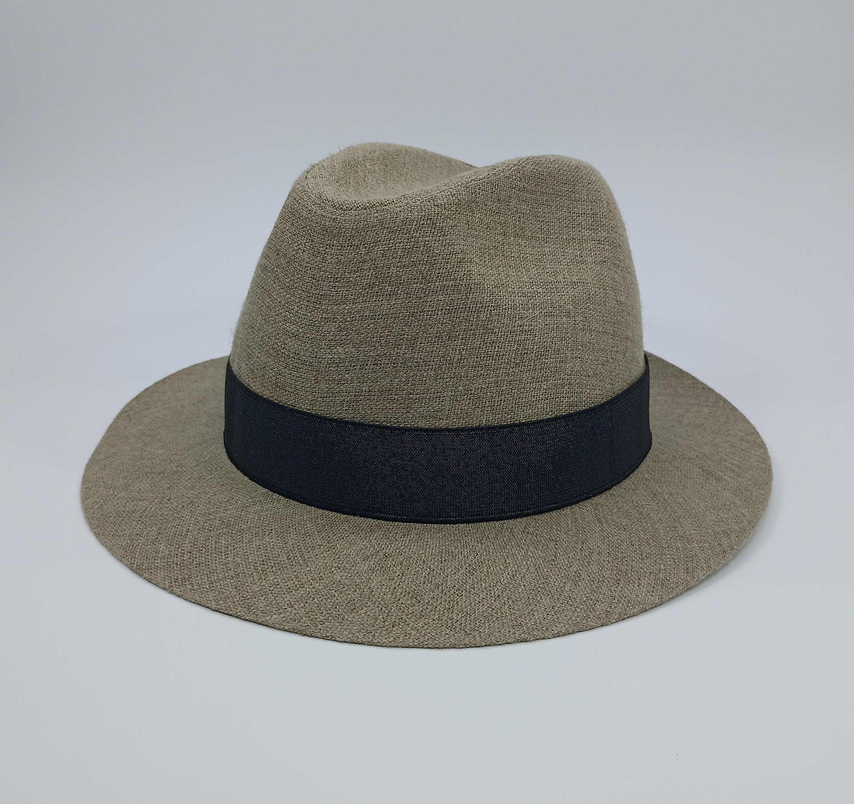 Cappello Fedora Lino Sterkowski SUGARCANE – Beige, Estate, Fatto A Mano Polonia - 6