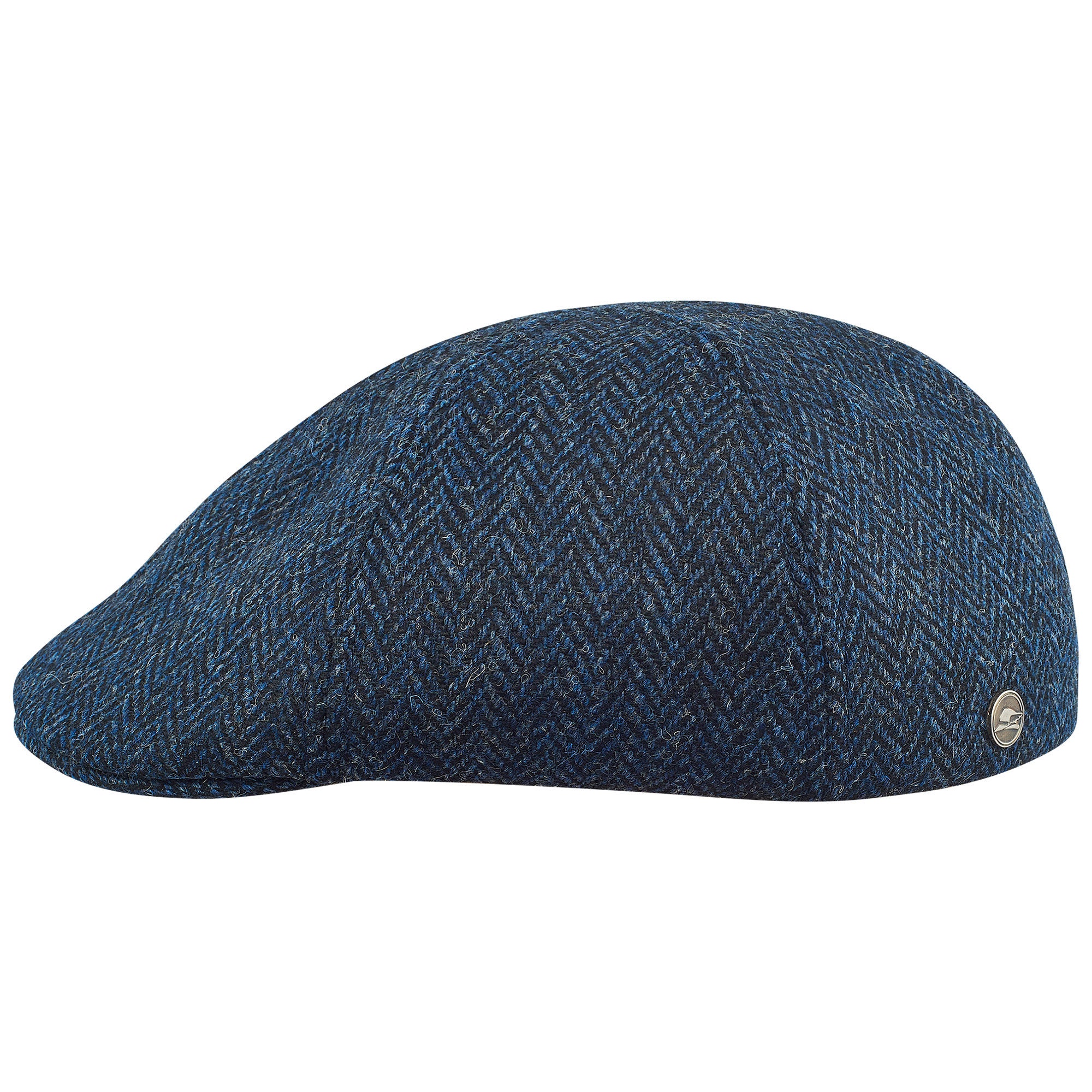 Best department store online MEN'S SPECKLED BLUE HARRIS TWEED FLAT CAP DRIVING HAT FROM SCOTLAND