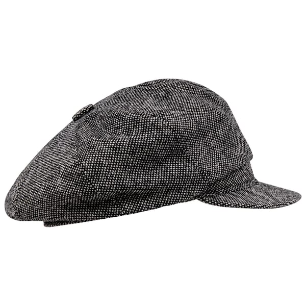 SALE - VIGO Tweed Wool Newsboy Warm Peaked 8 Panels Cap Applejack Hooligan Ivy Poor Baker Boy  Artist French Prohibition Driver GRAY