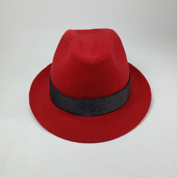 SALE!-ELWOOD 56cm Wool Cloth Sewn Short Brim Womens Trilby Hat