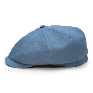 ROWDY Linnen Flat Cap 8 Panelen Gatsby Newsboy Hoed Heren Scally Cabbie Rijpet Iers Ivy Baker Boy Ademend Handgemaakt Polen