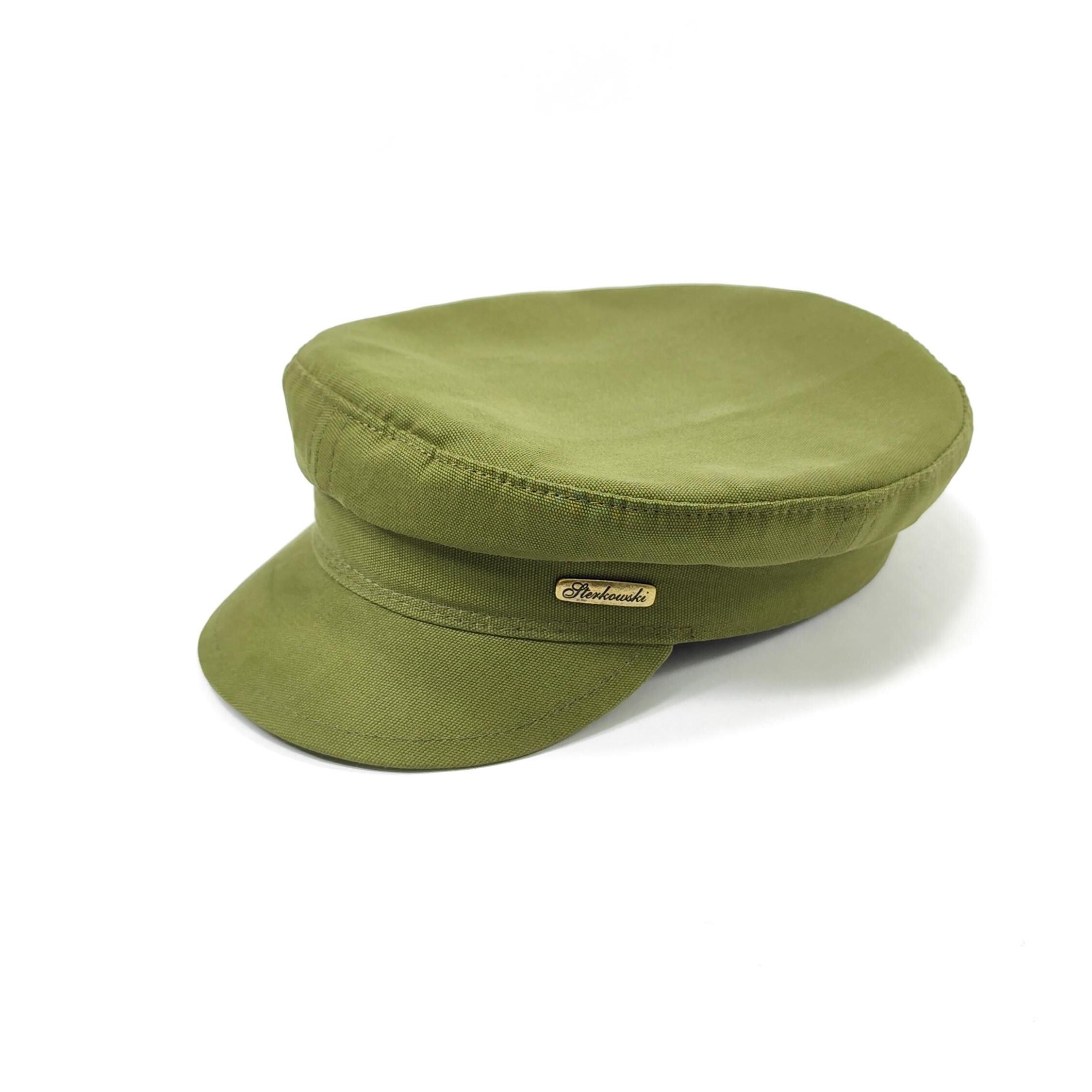 SALE TRAWLER 60cm Cotton Fiddler Cap Green Fisherman Cap Sailor ...
