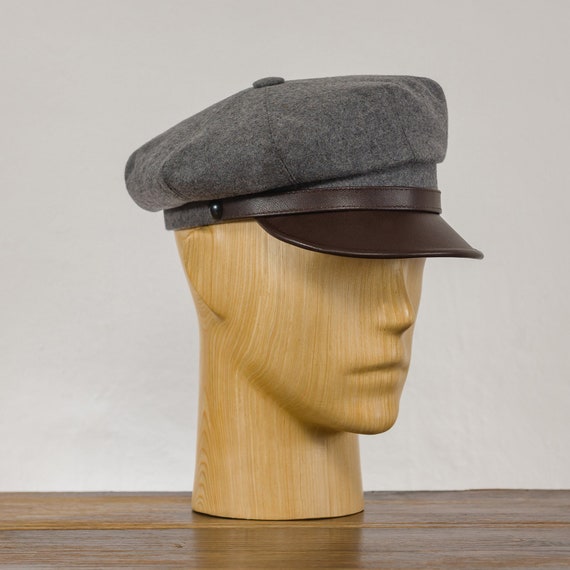 BRANDO Wool Vintage Biker Cap Cloth 