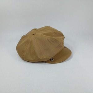 SALE!-VIGO 62cm Limited Edition 8 Panels Newsboy Peaky Cap Bandit Hooligan Ivy Hat Retro Gangster Summer Spring Lightweight Cotton YELLOW