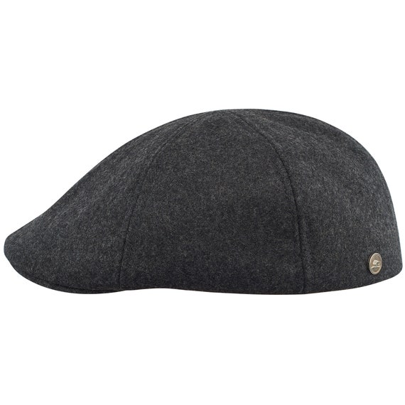 RUSTY Wool Duckbill Mens Flat Cap Cabbie Cabby Driving Bicycle Dai