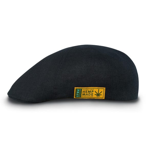 SALE - RUSTY Hemp Duckbill 6 Panels Mens Spring Flat Cap