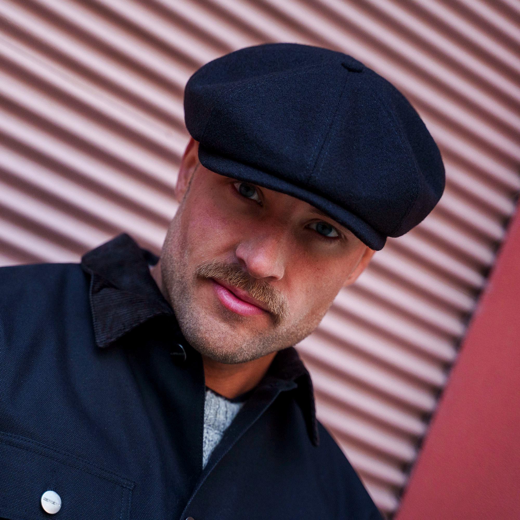 SHELBY Wool Cloth Warm Winter 8 Panels Newsboy Peaky Cap