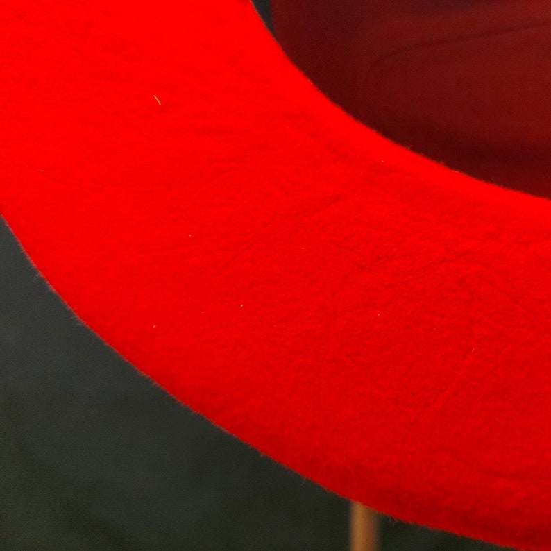OUTLET BOSSANOVA 59cm Women/'s Hat Classic Fedora 100/% Wool Sewn Red Hat Vintage Style Wide Brim Water Repellent Wide Brim