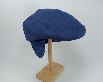 Custom Flat Cap Handmade to Order in Multicam Nylon/cotton
