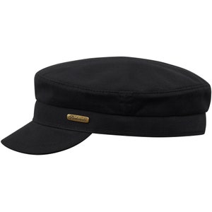 TRAWLER gorra pesquera de algodón puro esmerilado (efecto de piel de melocotón) NEGRA