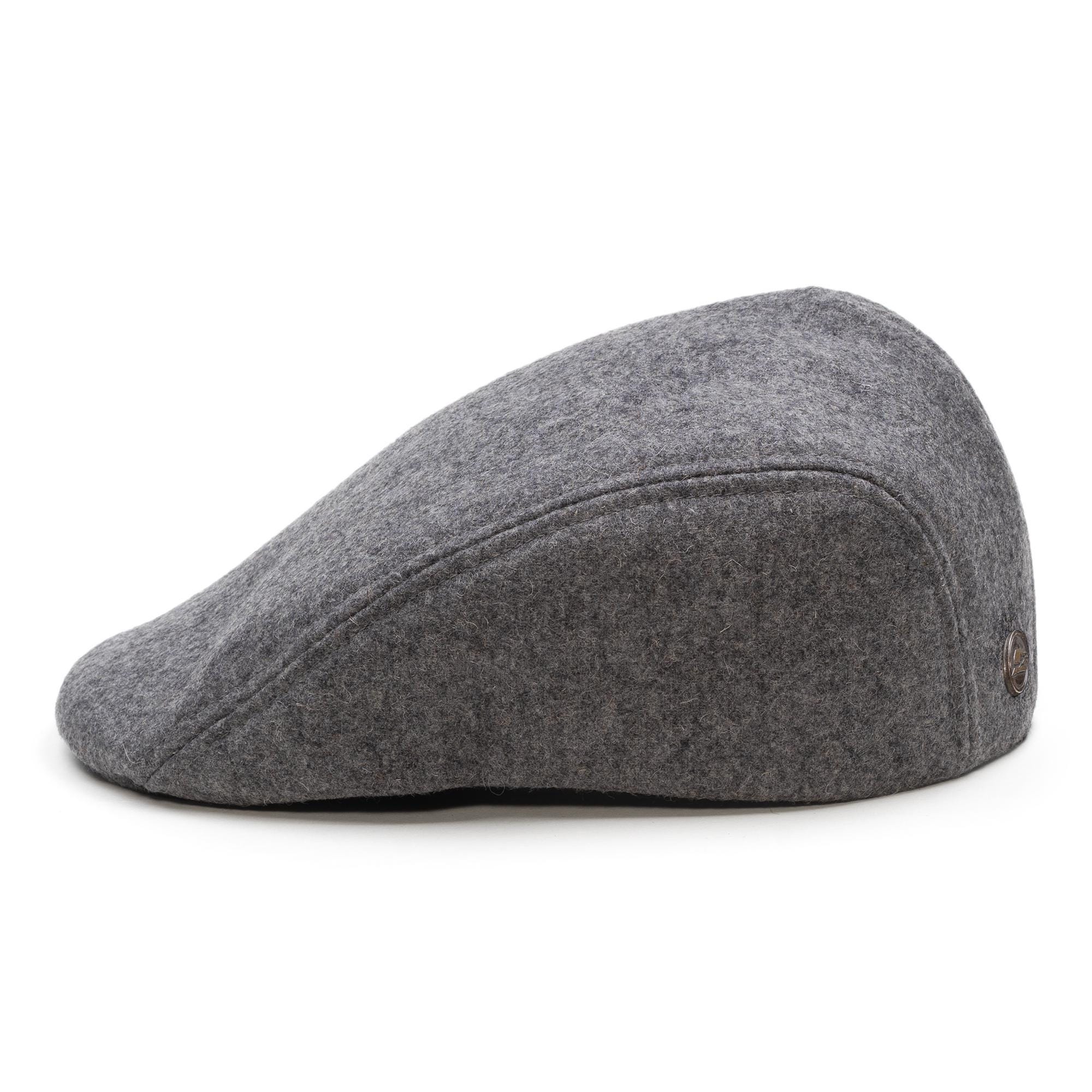 NORTE Wool Baseball Cap Folding Ear Flaps Quilted Warm Winter