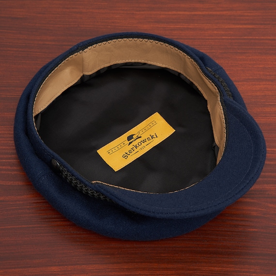 DANUBE MOD 3 Wool Cloth Traditional Polish Peaked Twine Cap Breton