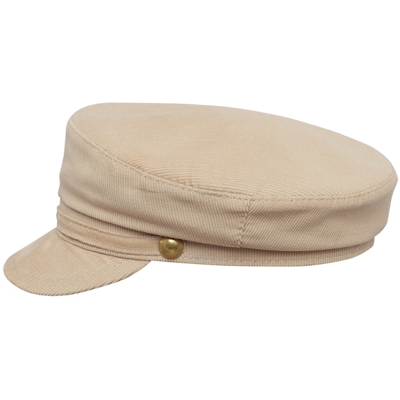 Buy SALE PIREUS Cotton Corduroy Greek Fisherman Breton Cap Sailor Captains Nautical Skipper Seaman Mariner Boatman Sea Yachtsman Hat BEIGE Online in India Etsy