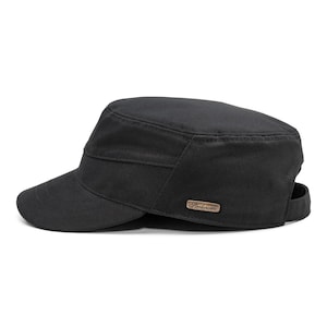 PATROL Cotton Duty Ranger Jockey Plain Baseball Cap Trucker Sports Snapback Military Hunting Strapback Retro Sun Protection Airy Hat BLACK