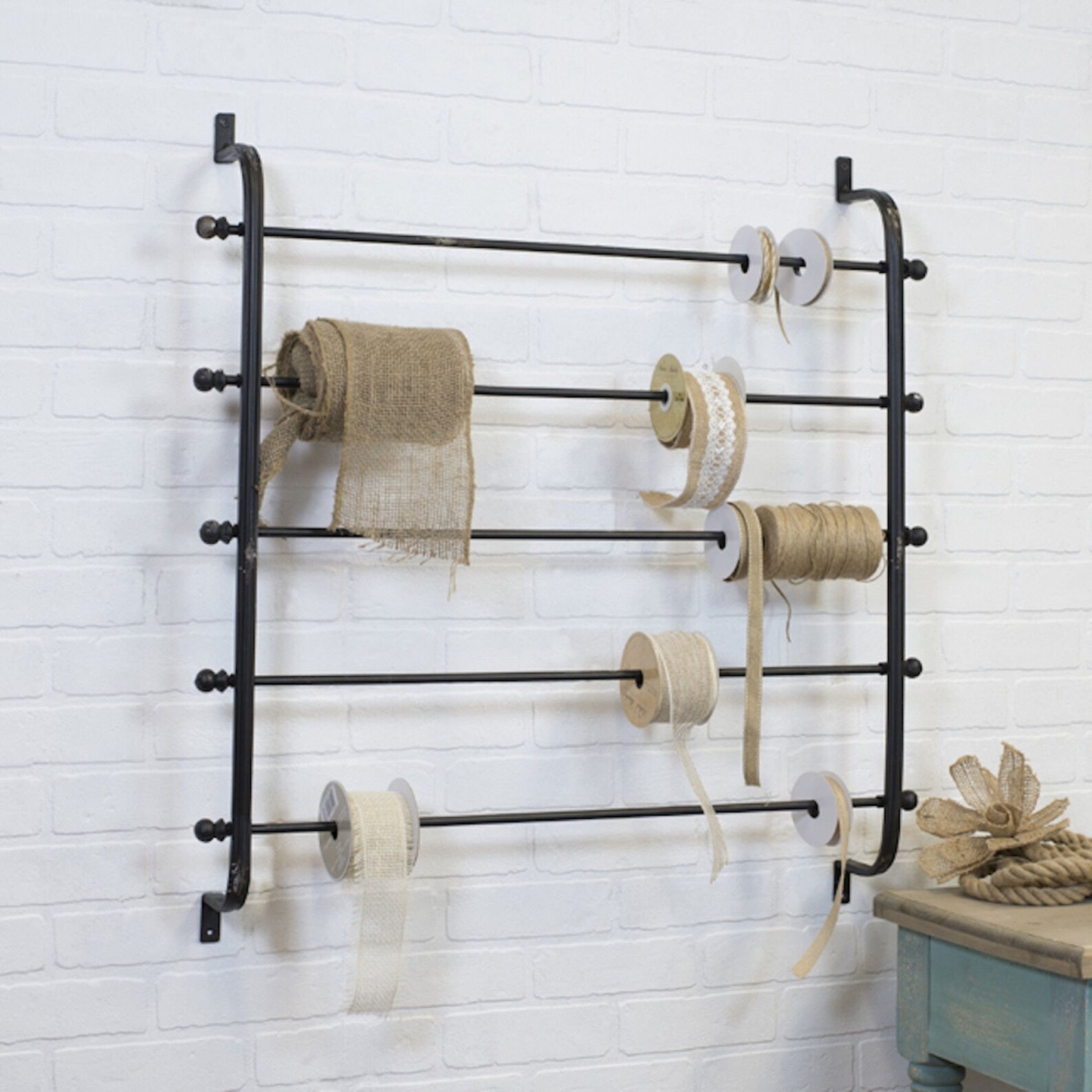 Plush Addict Iron Wall Mounted Ribbon Rack for Hanging Etsy