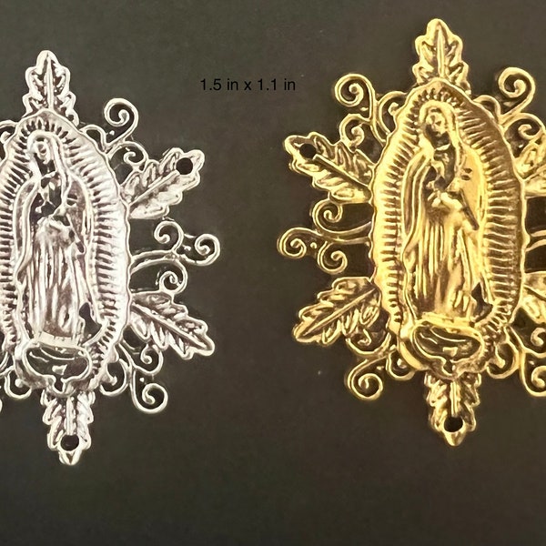 Our lady of Guadalupe rosary connector