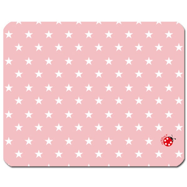 Mousepad Sterne rosa blau oder mint 24 x 19 von Millimi