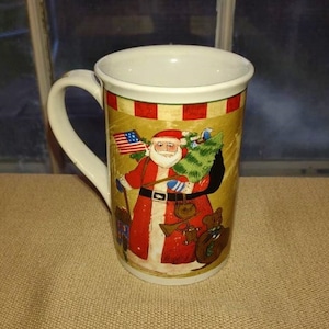 Tall Ceramic Flag Mug - Etsy