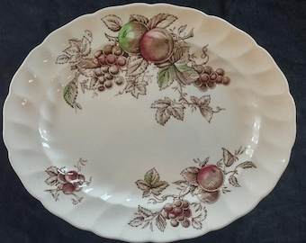 Vintage Johnson Brothers England "Harvest Time" 12" Platter