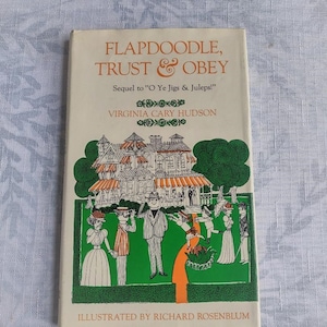 Flapdoodle, Trust & Obey by Virginia Cary Hudson, 1966 1st Edition Vintage Humor Book, Mother&#39;s Humor Book,