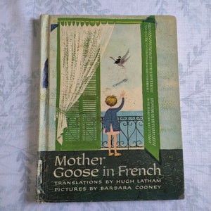 Vintage Mother Goose in French 1964 1st Edition -  Vintage Mother Goose - Vintage Children&#39;s Book