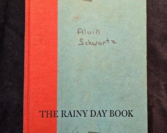 1968 The Rainy Day Book by Alvin Schwartz: MCM Kid's Craft Book