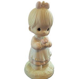 Vintage 1987 &quot;Mommy I Love You&quot; Figurine by Samuel J Butcher, Precious Moments Love Gift, Precious Moments Porcelain Figurine, Mother&#39;s Day