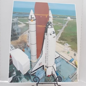 Vintage 1990s NASA Space Shuttle Endeavour Photo (16 X 20)