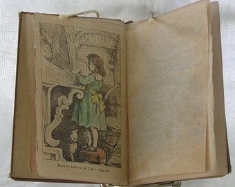 1871 1st Edition Dottie Dimple at School: Antique Children's Book