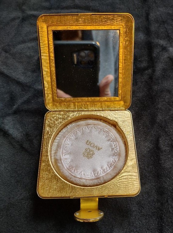 Vintage Avon Imperial Jewel Compact, Unused with … - image 3