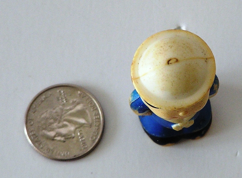 Vintage Cracker Jack Hard Rubber Pencil Topper Vintage Giveaway Cereal Toy Vintage Miniature image 5