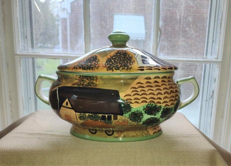 Vintage WCL Fall Harvest Soup Tureen Thanksgiving Soup - Etsy Vintage WCL Fall Harvest Soup Tureen Thanksgiving Soup - Etsy