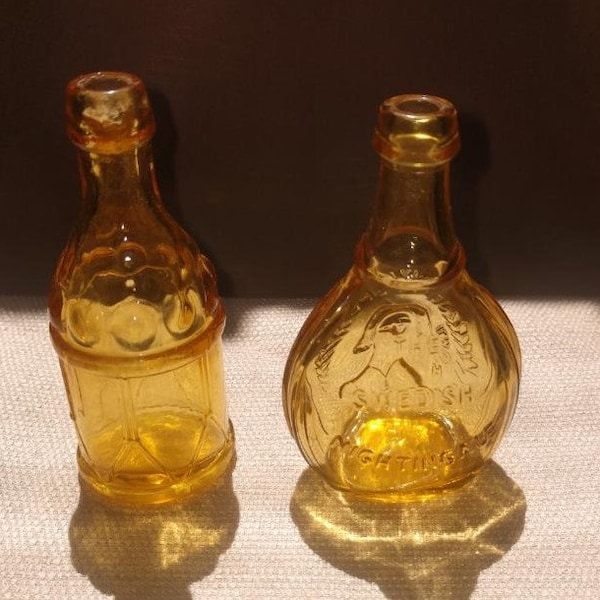 Wheaton Miniature Glass Bottle Etsy