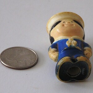 Vintage Cracker Jack Hard Rubber Pencil Topper Vintage Giveaway Cereal Toy Vintage Miniature image 4