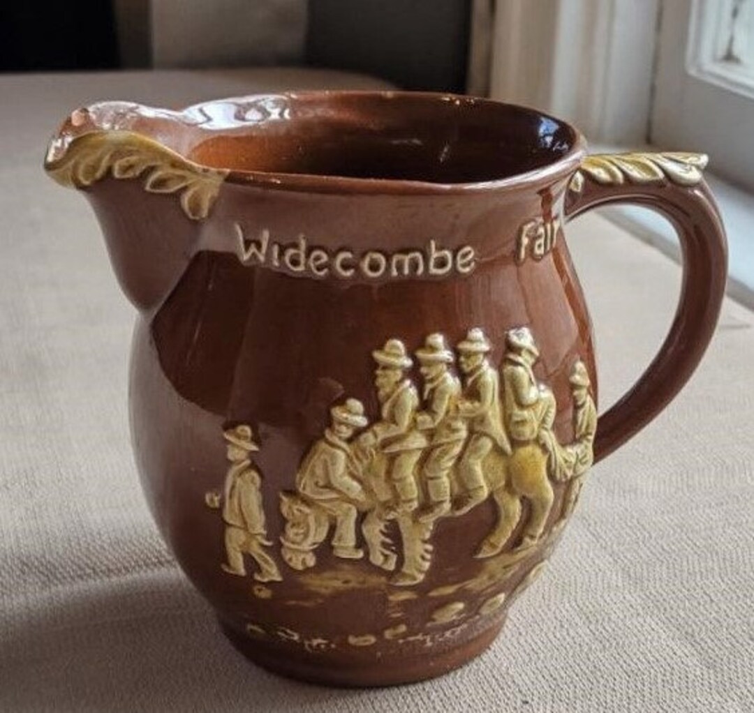 Vintage 1930's Dartmouth Pottery Devon England Fair Milk Jug