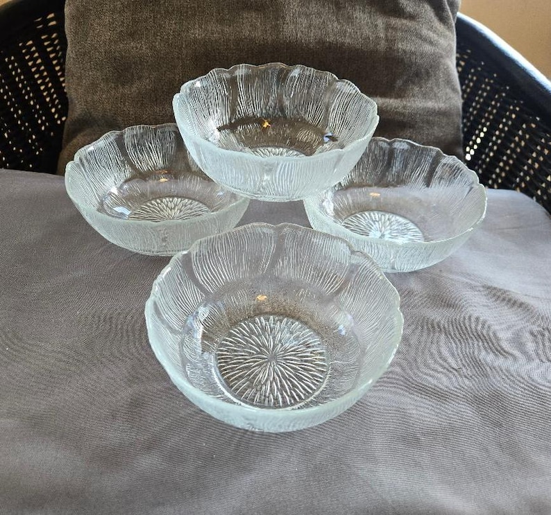 Set of 4 Arcoroc Textured Lear 5