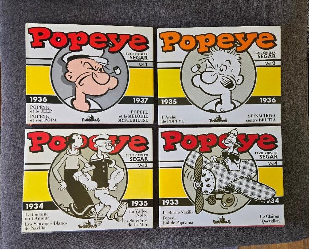 Vintage Popeye Comic Collection: French First Editions, 1933-1937