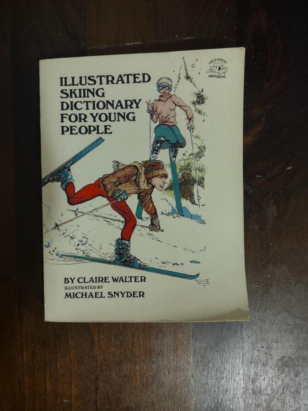 Vintage Illustrated Skiing Dictionary for Young People by Etsy