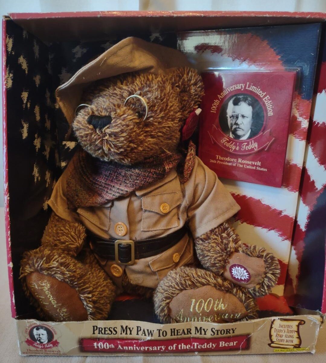 Teddy roosevelt teddy cheap bear 100th anniversary