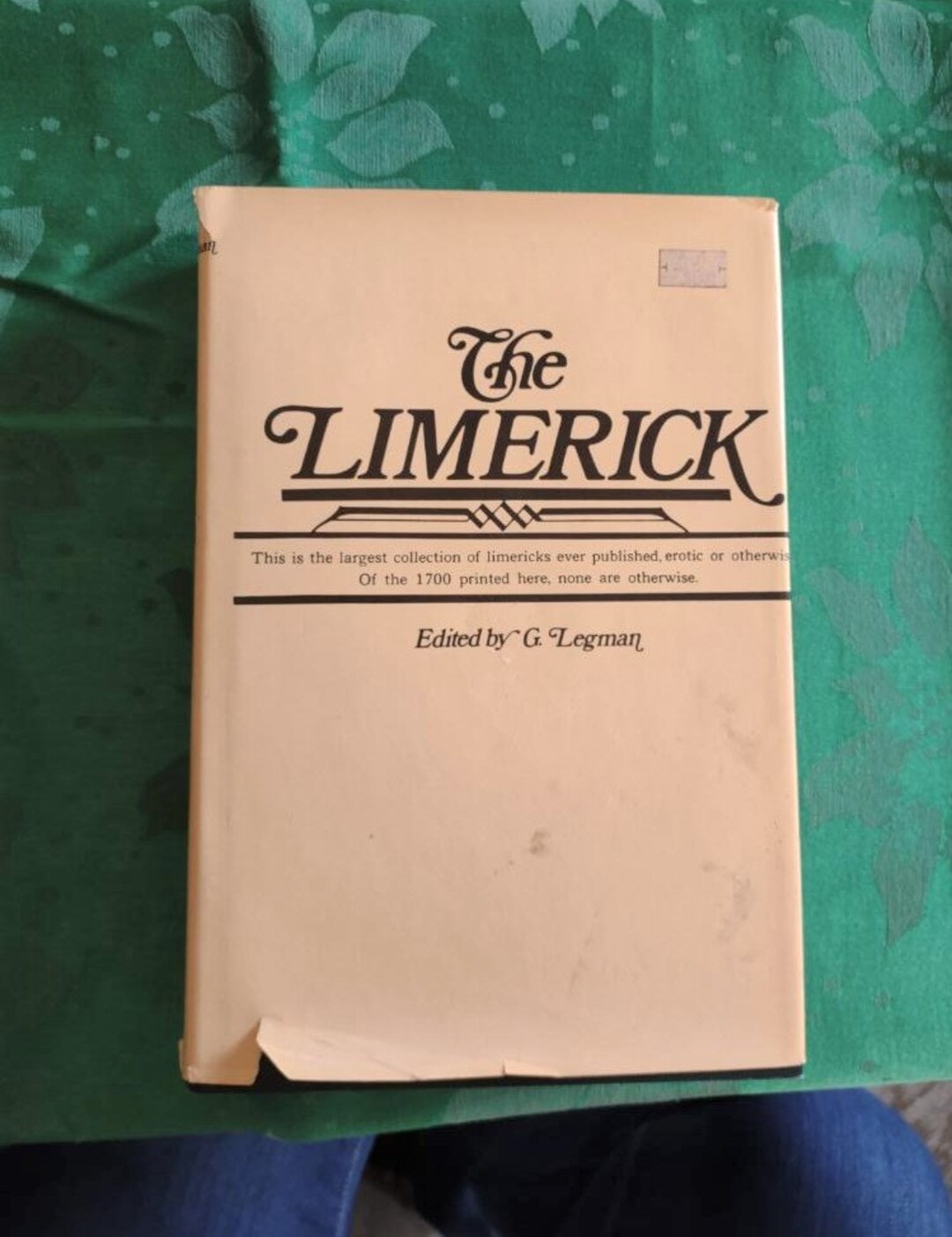 Vintage 1969 the Limerick - Collection of 1700 Limericks Edited by G ...