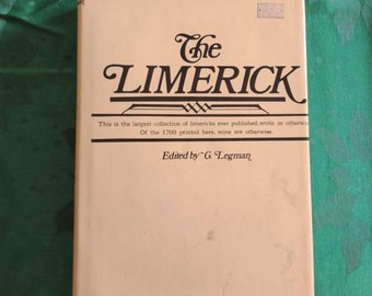 Vintage 1969 The Limerick - Collection of 1700 Limericks Edited by G. Legman - Original Limericks - Bawdy Poetry - Adult Humor
